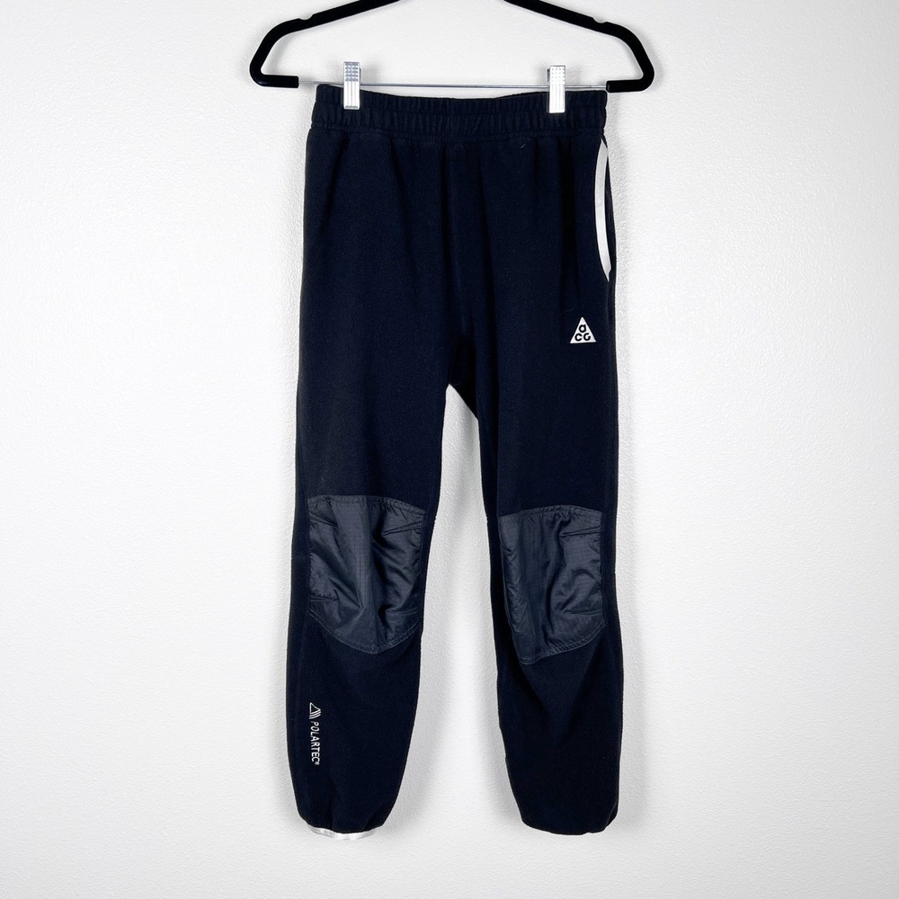 Nike Youth Boys Nike ACG Polartec Wolf Tree Fleece Pants Black Sz L